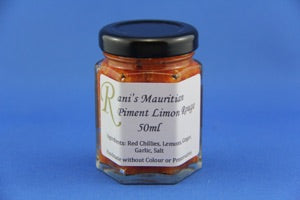 Rani’s  Mauritian Piment Limon Rouge