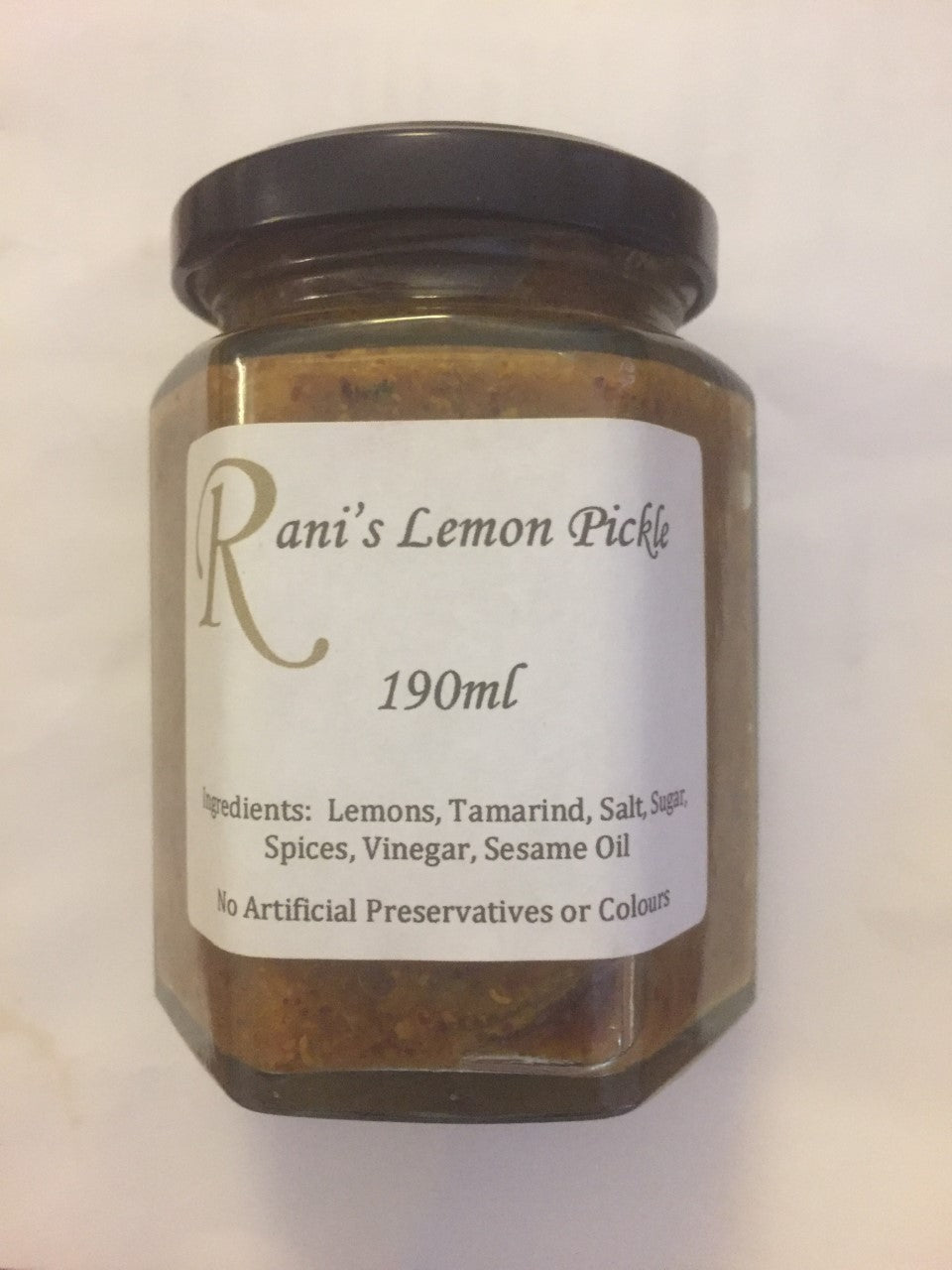 Rani's Lemon Pickle